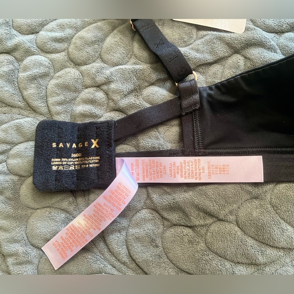 Savage X Fenty by Rihanna Microfiber T-Shirt Bra 36DD - Picture 5 of 6